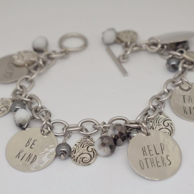 words to live by inspirational charm bracelet.jpg